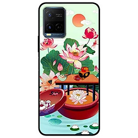 Ốp lưng dành cho Vivo Y21 - Vivo Y21s mẫu Bàn Sen