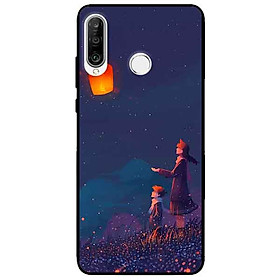 Ốp lưng in cho Huawei P30 Lite Mẫu Chiếc Lá Vô Thường