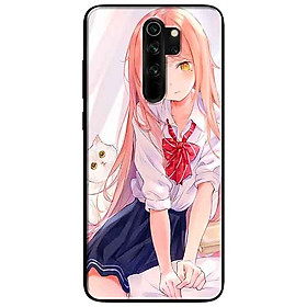 Ốp lưng in cho Xiaomi Redmi Note 8 Pro Mẫu Cô Gái Đội Nón