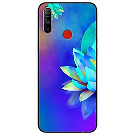 Ốp lưng dành cho Realme C3 mẫu Sen Xanh Tím