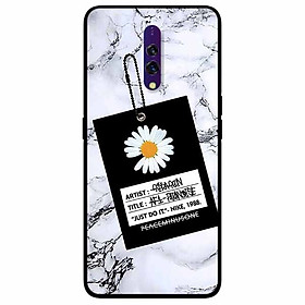 Ốp lưng in cho Oppo K3 Mẫu Cúc Nền Đá