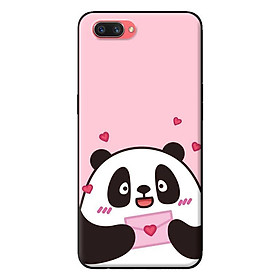 Ốp in cho OPPO A5 Panda Nền Hồng - Hàng chính hãng