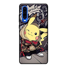 Ốp lưng in cho Huawei P30 mẫu Pikachu - Hàng chính hãng