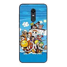 Ốp Lưng in cho Xiaomi Redmi 5 Plus Mẫu Hải Tặc Mũ Rơm - Hàng Chính Hãng