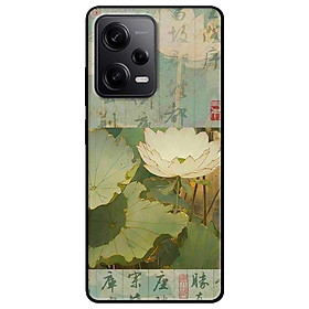 Ốp lưng Redmi 12 - Redmi note 12 4G - 12 Pro 4G - 12 Pro 5G  - Sen Chữ Hoa - Hàng Chính Hãng