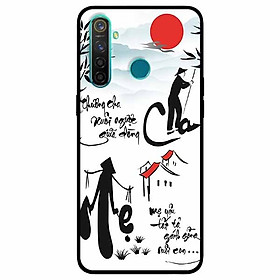 Ốp lưng in cho Realme 5 Pro Mẫu Thương Cha Mẹ