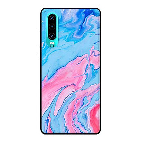Ốp in cho Huawei P30 Đá Xanh Hồng - Hàng chính hãng