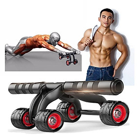 Con Lăn 4 Bánh Tập Cơ Bụng Ab Roller