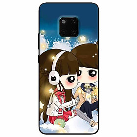 Ốp lưng dành cho Huawei Mate 20 Pro mẫu Cặp Đôi Đếm Sao
