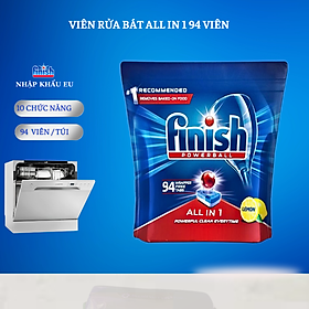 Viên rửa bát finish All in 1 loại 100 viên
