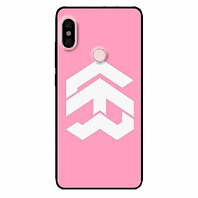Ốp lưng in cho Xiaomi Redmi Note 5 Pro Mẫu Năm Hồng Trắng