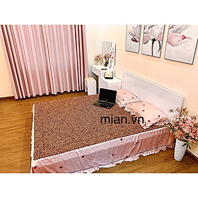 Chiếu Hạt Gỗ Hương Mộc Cao Cấp - Kích Thước 1,6mx2m hạt 1.6cm ( video , hình thật ) 