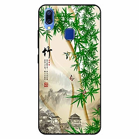 Ốp lưng in cho Vivo Y95 Tranh Làng Tre