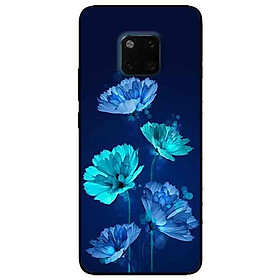 Ốp lưng in cho Huawei Mate 20 Pro Mẫu Hoa Đêm