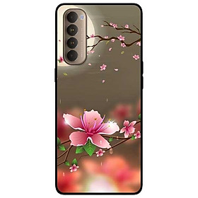 Ốp lưng dành cho Oppo Reno 4 Pro mẫu Ánh Trăng Hoa Đào