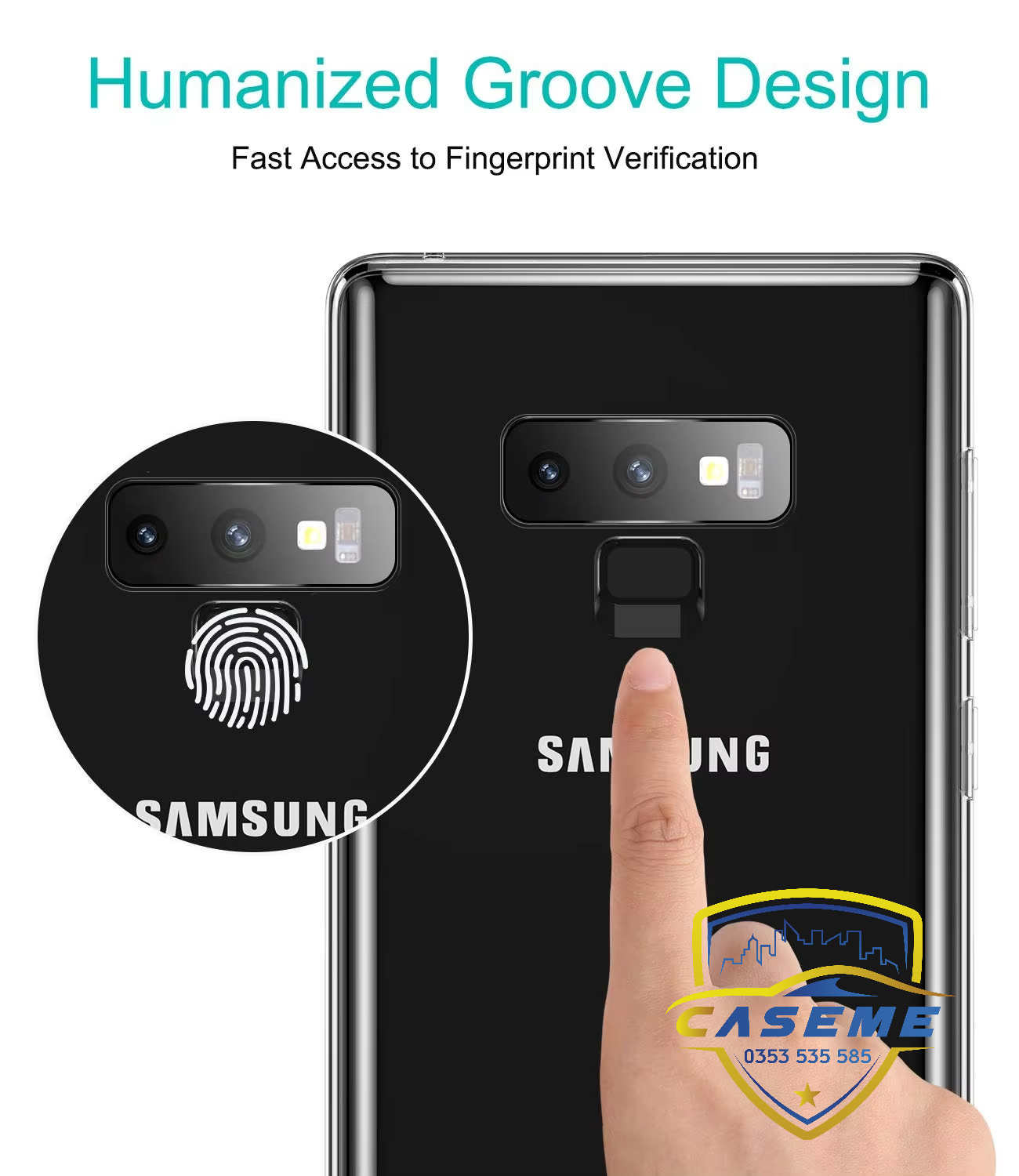Ốp lưng dành cho Samsung Galaxy Note 9 silicon TPU dẻo trong suốt dày dặn chống sốc, chống xước cao cấp - Hàng chính hãng