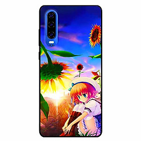 Ốp lưng dành cho Huawei P30 mẫu Cô Gái Hướng Dương Buồn