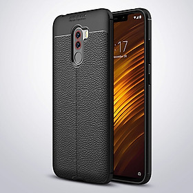 Ốp lưng Xiaomi Pocophone F1 silicon giả da, chống sốc chính hãng Auto Focus