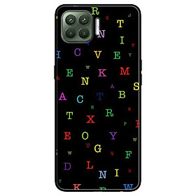 Ốp lưng dành cho Oppo A93 - F17 Pro mẫu Bảng Chữ Cái Đa Màu