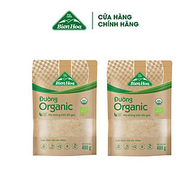 Combo 2 Đường Organic Biên Hòa túi 400g/túi