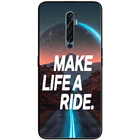 Ốp lưng cho Oppo Reno 2Z, 2F - 6z - 7z 5G - 8z 5G - A96 5G - 8T 4G - 8T 5G - Make Life Trăng Xanh - Hàng Chính Hãng