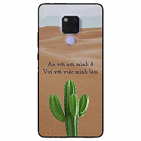 Ốp lưng in cho Huawei Mate 20  Mẫu An Với Nơi Mình Ở
