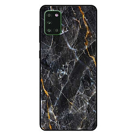 Ốp lưng dành cho Samsung A31 mẫu Đá Đen