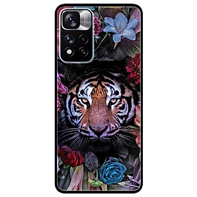 Ốp lưng dành cho Xiaomi Redmi Note 11 Pro ( Bản Nội Địa ) mẫu Sư Tử Và Hoa