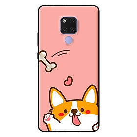 Ốp lưng in cho Huawei Mate 20 mẫu Cún Love Xương - Hàng chính hãng