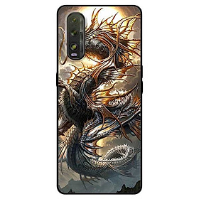 Ốp lưng dành cho Oppo Find X2 mẫu Rồng Trăng