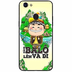 Ốp lưng in cho Oppo F5 Youth Mẫu Xách Balo Lên Nam