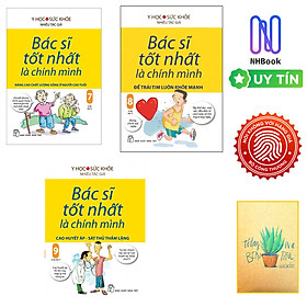 Combo 3 cuốn Bác Sĩ Tốt Nhất Là Chính Mình ( Tập 7,8,9 )- Tặng Sổ Tay Xương Rồng 