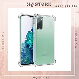 Ốp lưng cho Samsung S20 FE dẻo trong TPU chống sốc 4 góc cạnh ( hàng chính hãng)