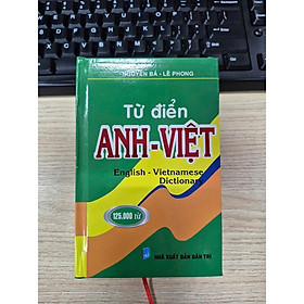 Sách - Từ Điển Anh - Việt 125000 Từ - Bìa Cứng - Hồng Ân