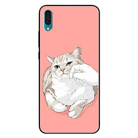 Ốp lưng in cho Huawei Y7 Pro 2019  Mẫu Mèo Mập