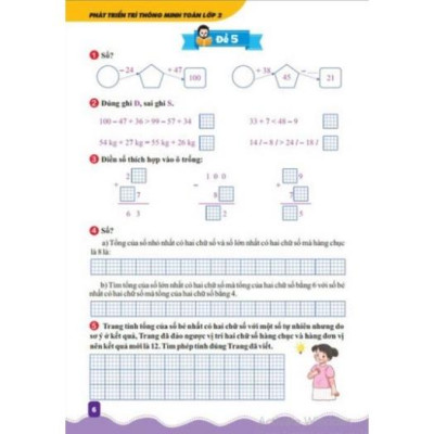 Sách - Phát Triển Trí Thông Minh Toán Lớp 2 ( Biên soạn theo chương trình GDPT mới)