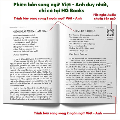 Câu Chuyện Rừng Xanh - The Jungle Book - Song Ngữ Việt-Anh - Tặng kèm file nghe Audio