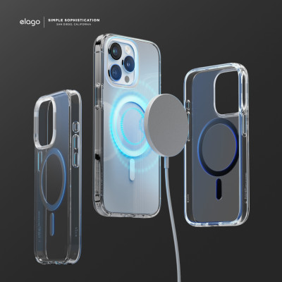 Ốp Lưng Sạc Từ Tính Cho iPhone 15 ProMax/ iPhone 15 Pro ELAGO Mag Hybrid Case_ Hàng chính hãng