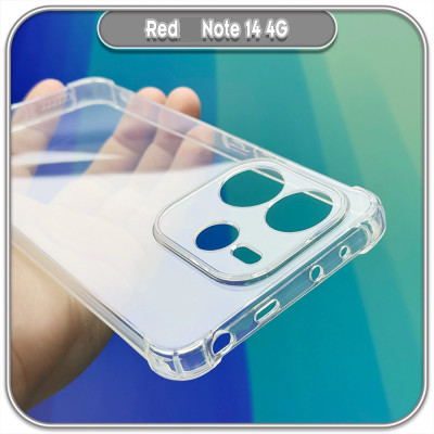 Ốp lưng Redmi Note 14 4g dẻo trong TPU loại tốt chống sốc, bảo vệ camera ( hàng chính hãng)
