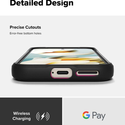Ốp lưng cho Google Pixel 9a RINGKE Onyx Magnetic - Hàng Chính Hãng