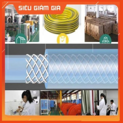 Bộ dây vòi xịt nước rửa xe, tưới cây . tăng áp 3 lần, loại 7m, 10m 206318 đầu đồng,cút,+ tặng mở chai