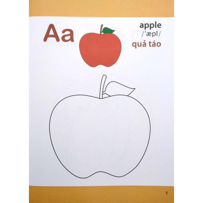 Sách - Giờ Học Tô Màu của Bé - Bảng Chữ Cái - Tân Việt Books