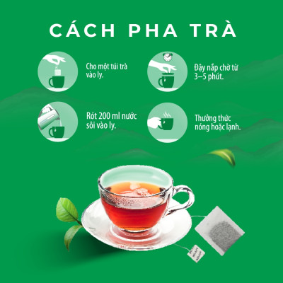 Trà Đinh Lăng Túi Lọc SunBeleaf - TP042 - Trà Đinh Lăng Cải thiện Giấc Ngủ, Kiểm Soát Lượng Đường Huyết