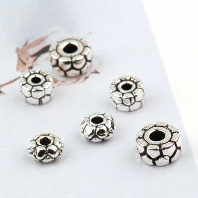 Combo charm bạc chặn hạt họa tiết hoa văn - Ngọc Qúy Gemstones