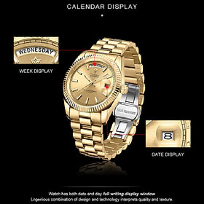 Đồng Hồ Nam Cadisen C8215M2 Chính Hãng Full Box Chống Nước Kính Chống Xước Dây Thép BH 2 Năm Máy Cơ