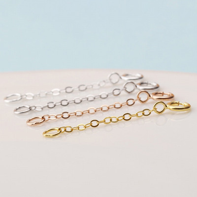 Combo 4 cái charm bạc dây xích trang trí - Ngọc Quý Gemstones