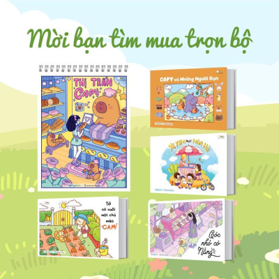 Sách Tô Màu - Thị Trấn Capy - Megabook