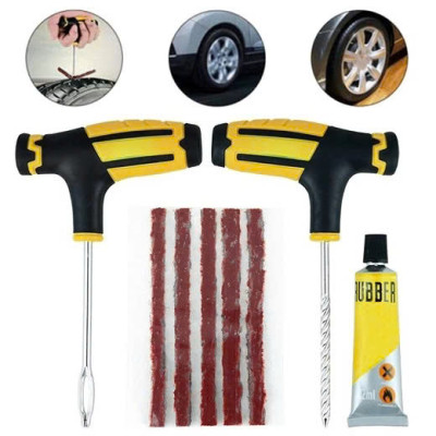 Bộ Vá Lốp Xe Không Săm Khẩn Cấp Cho Ôto, Xe Májy – Vá Lụi, Vá Rút Nhanh Gọn Tại Nhà Hoặc Dọc Đường, ĐÈN TRANG TRÍ