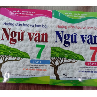 Sách - Combo Hướng Dẫn Học Và Làm Bài Ngữ Văn 7 - Tập 1 + 2 ( Kết Nối )