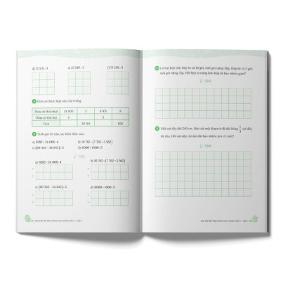 Sách - Combo Bài Tập Hổ Trợ Nâng Cao Toán Lớp 4 - Tập 1 + 2 - MCBooks